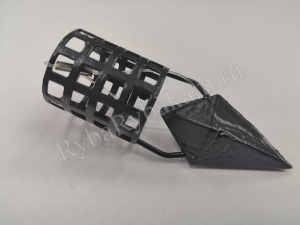 Кормушка Vikfish сербская пуля D25, 40 гр. леска, ил