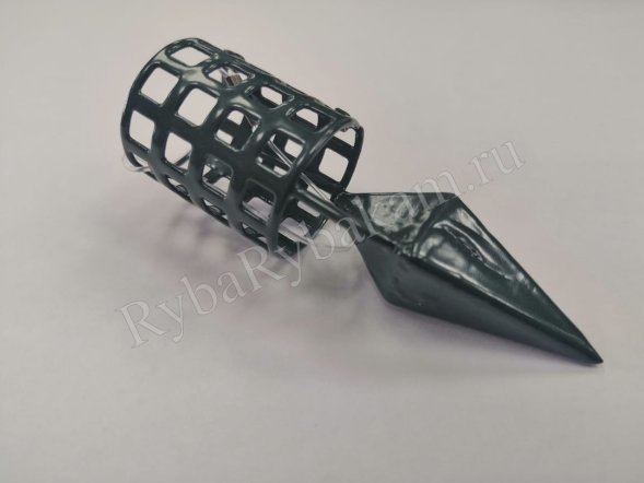 Кормушка Vikfish сербская пуля D30, 50 гр. леска, водоросли