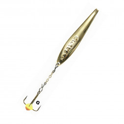 Блесна зимняя SALMO верт. цепочка, тройник 82752-G