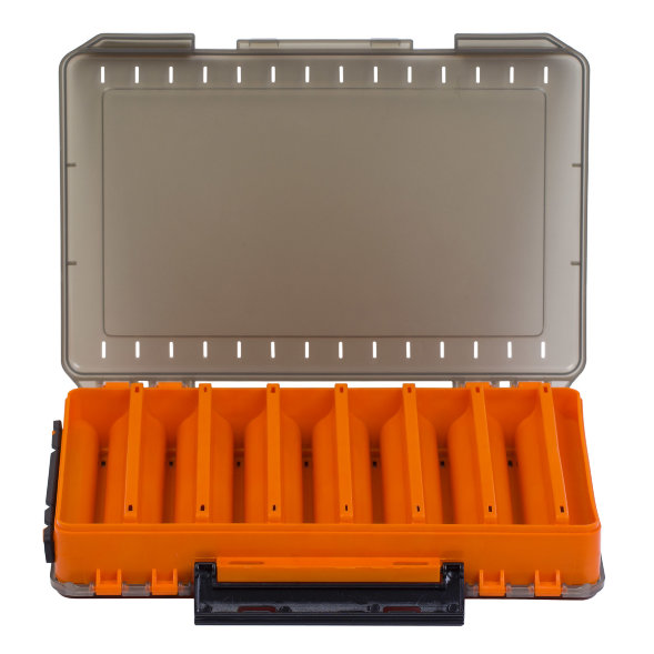 Коробка пластиковая двусторонняя для воблеров средняя, 14 ячеек 270 х 190 х 50 мм 40 ET