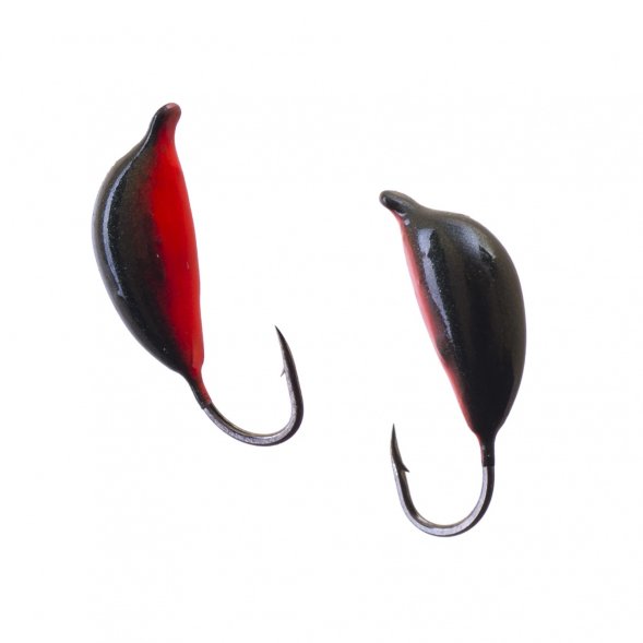 Мормышка вольфрамовая Lumicom Банан с ушком Ф3 покраска 24, цена за 1 шт.