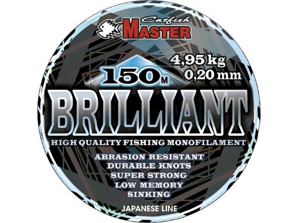 Леска Catfishmaster Brilliant 0.16 150м