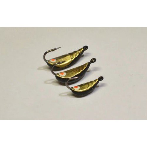 Мормышка вольфрамовая Артель с коронкой Кобра №2 узкая рифленая 13311