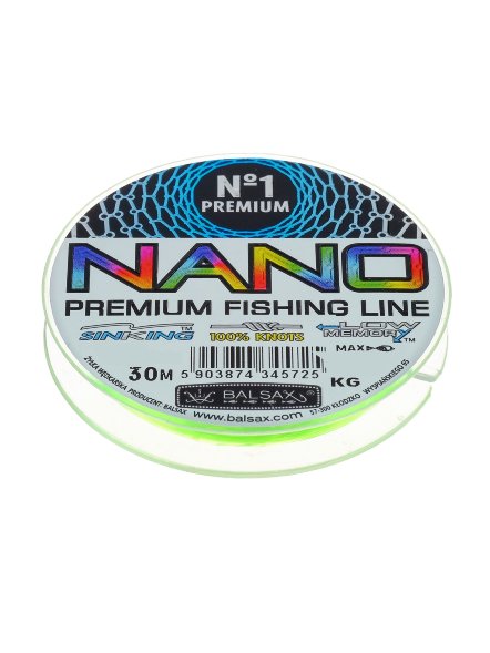 Леска BALSAX Nano Mix 0.14 30м цена за 1 шт.