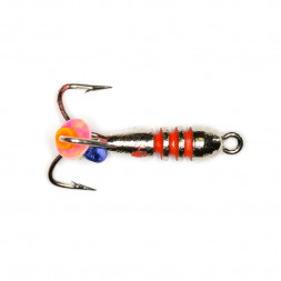 Мормышка вольфрамовая Condor Чертик с рисками гальваника 2,5 мм, серебро 15 шт