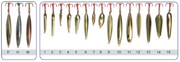 Блесна зимняя ПИРС Гвоздик мал. чертик 1.6г медь блистер
