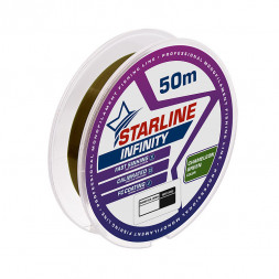 Леска IAM STARLINE INFINITY 50m Хамелеон Зелёный d0.309